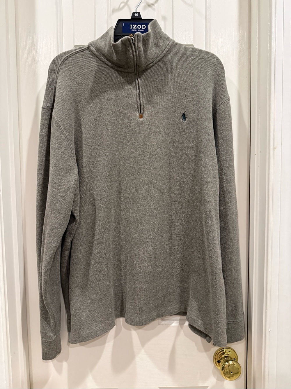 Ralph Lauren Men’s Gray Half-Zip Sweater